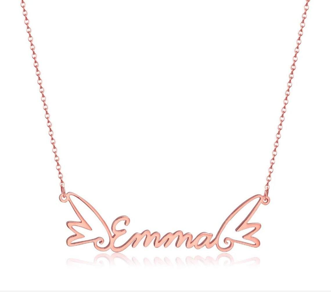 Devil Wings Name Pendant - Lavstra