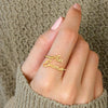 Personalized Two Name Plated Ring