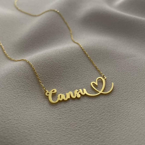 Special Heart Name Necklace