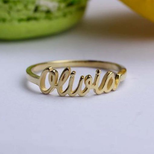 Personalized Name Ring