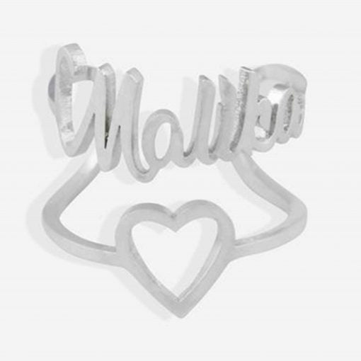 Perfect Heart Name Ring