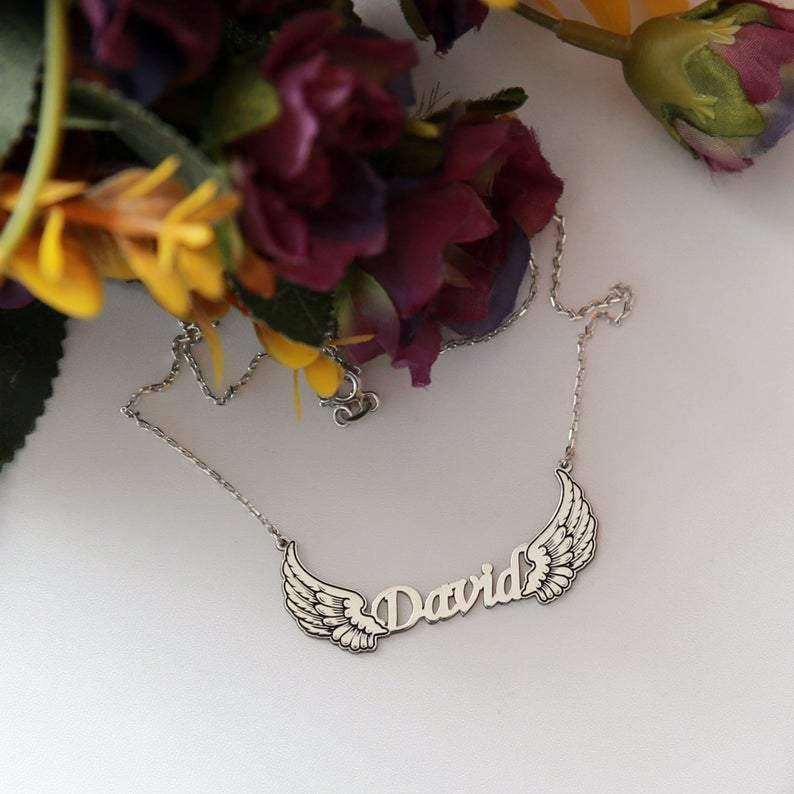 Angelic Engraved Name Pendant - Lavstra