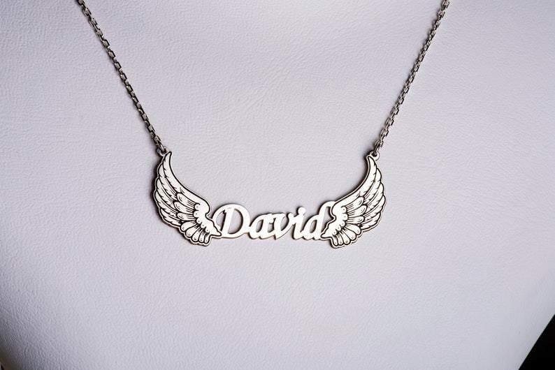 Angelic Engraved Name Pendant - Lavstra