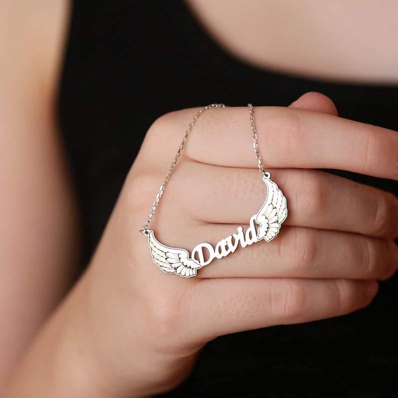 Angelic Engraved Name Pendant - Lavstra