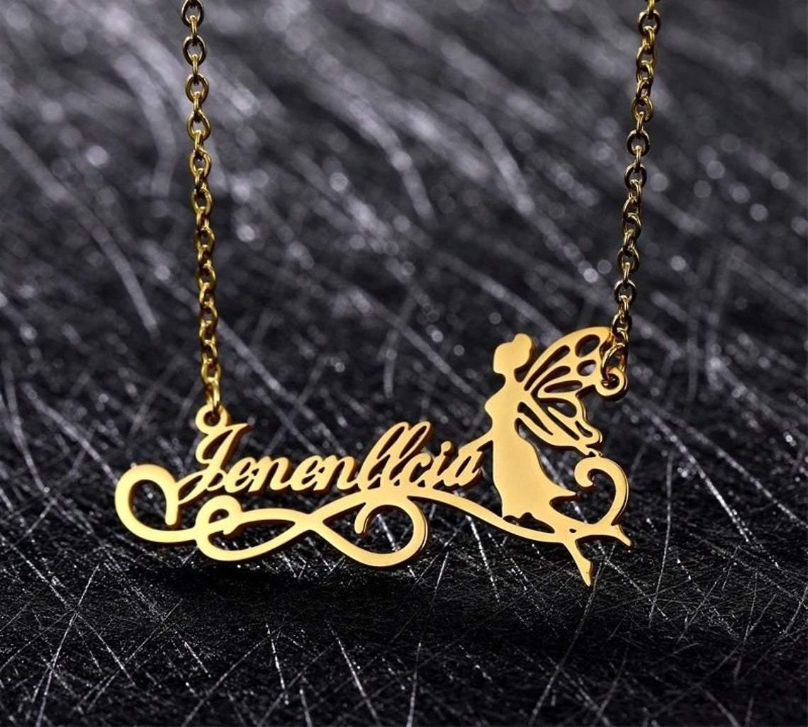 Fairy Angel Name Pendant - Lavstra